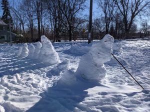 Snowman in Canada